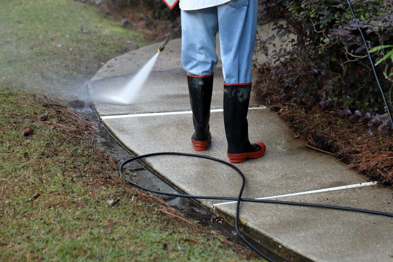 Sidewalk Concrete Cleaning