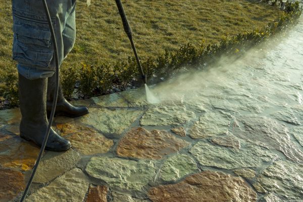 Stone Power Washing in Ashburn