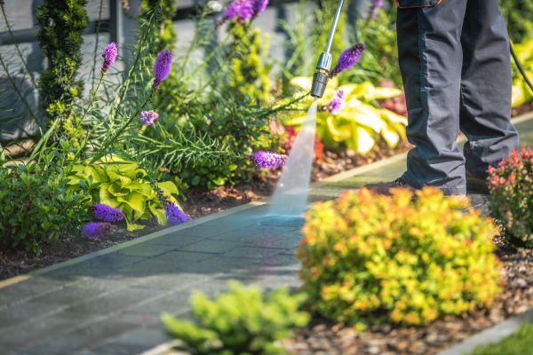 Sidewalk Pressure Washing in Ashburn
