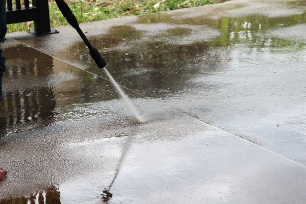 Concrete Deck Cleaning in Ashburn